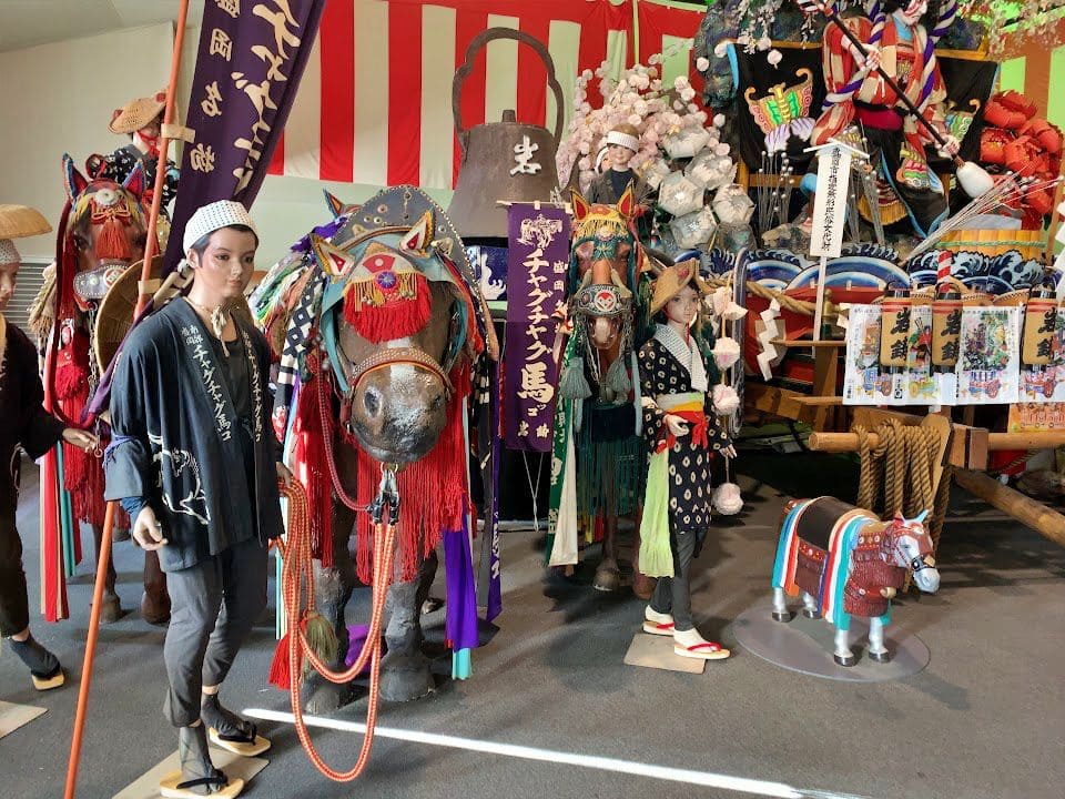 チャグチャグ馬コの展示