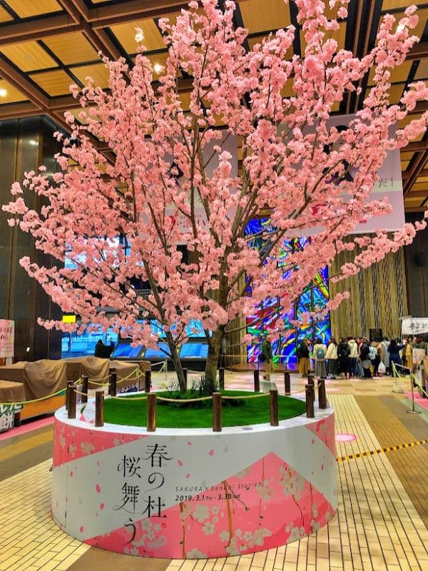 仙台駅ステンドグラス前シンボルツリー