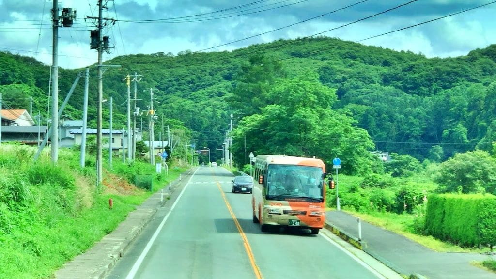国道106号の風景（盛岡市内）