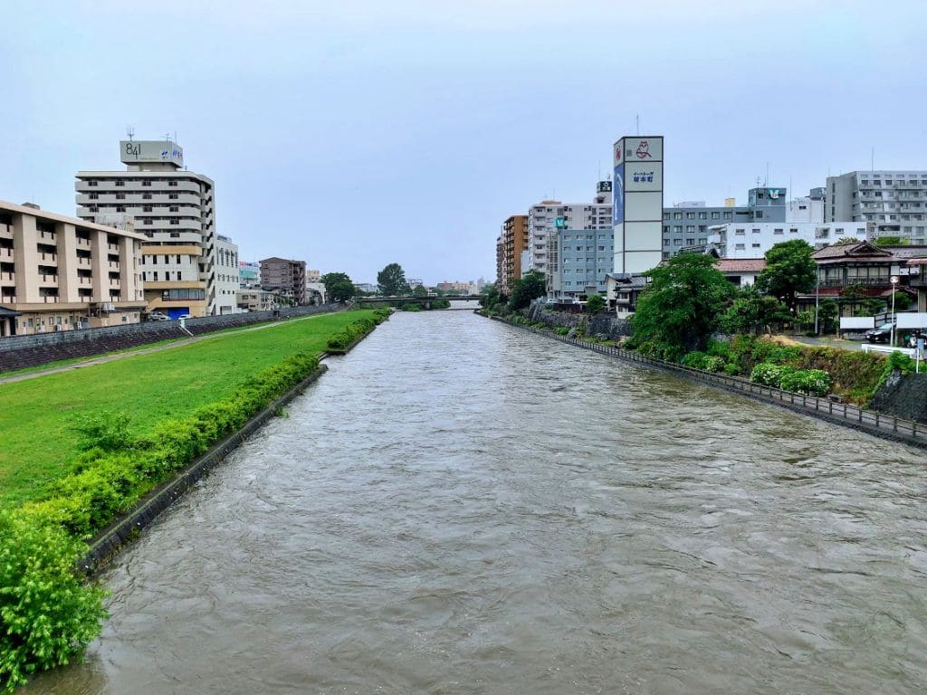 2019年６月28日朝の旭橋から