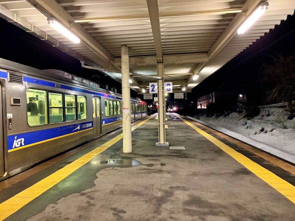 金田一温泉始発盛岡行き