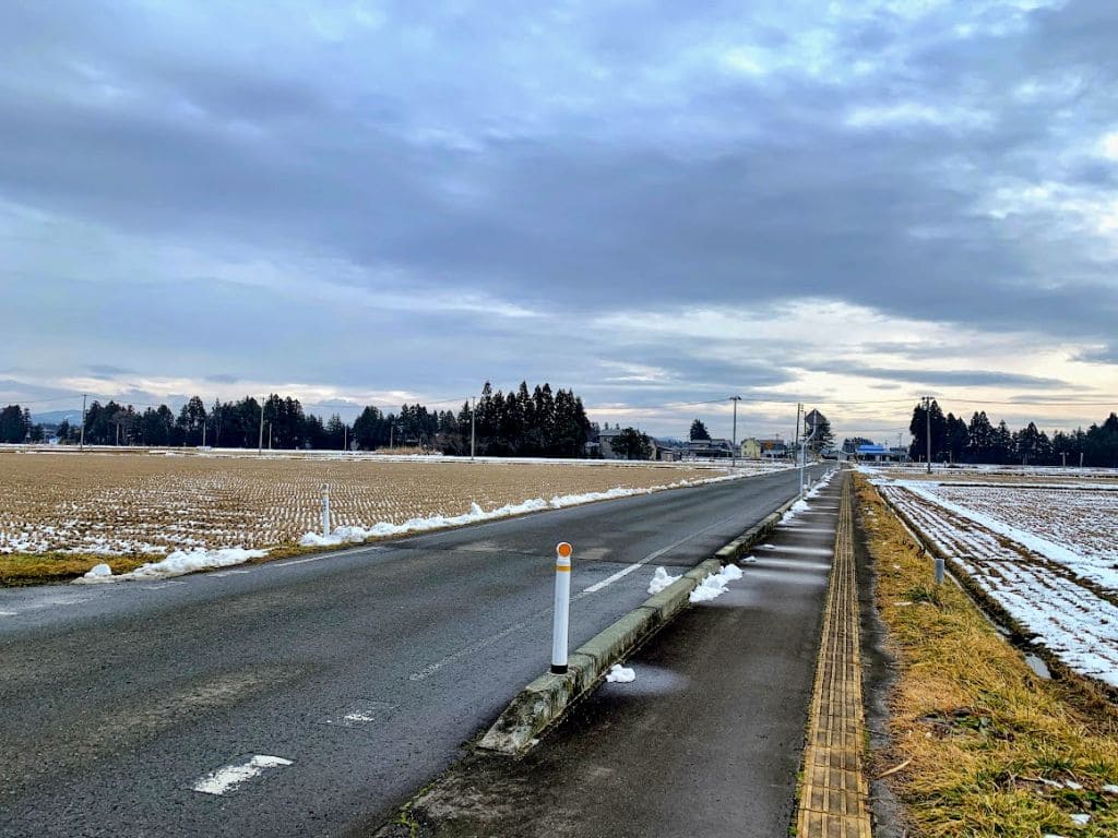 花巻市下似内の田園風景