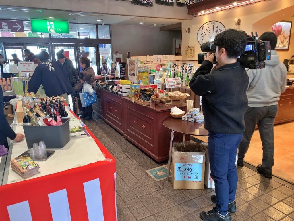 テレビ岩手さんが取材に来て下さいました