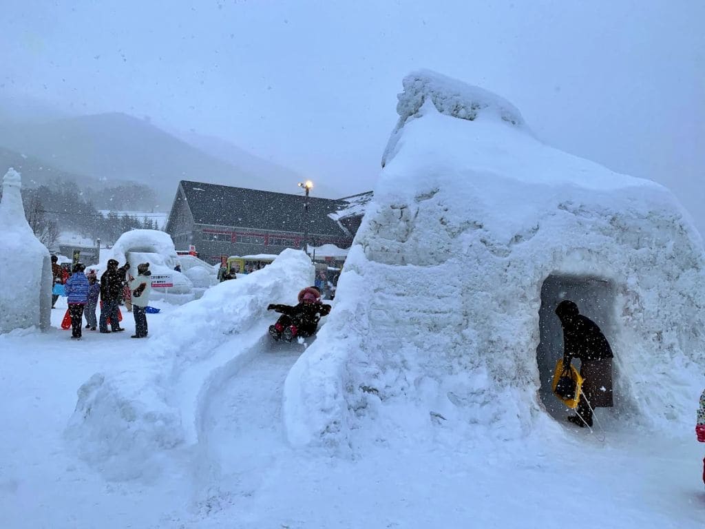 いわて雪まつりメイン会場 雪像ゾーン