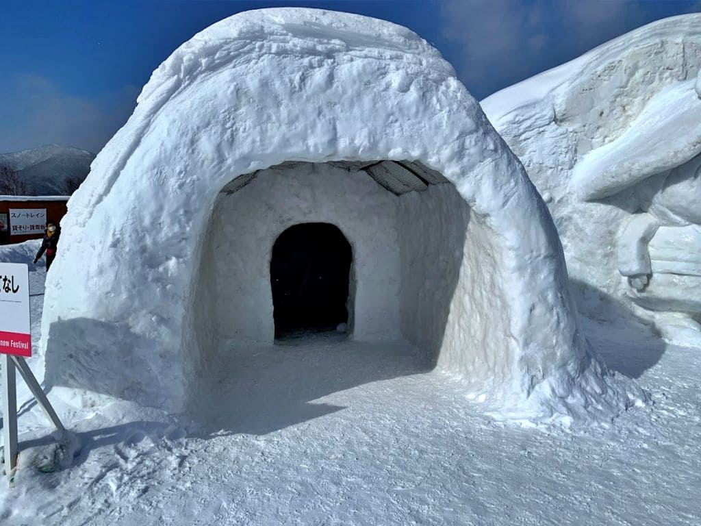 しずくちゃんのかまくらでおもてなし