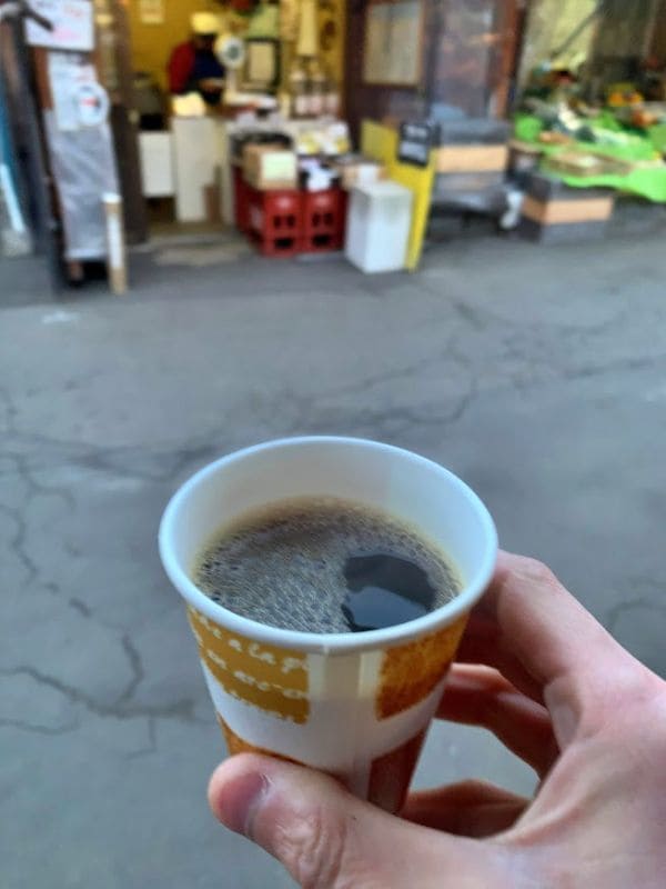朝市コーヒー150円