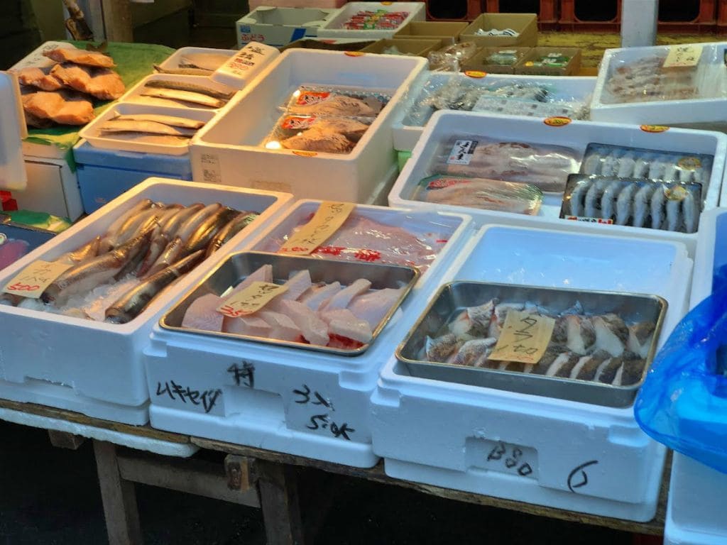 海産物も売ってます