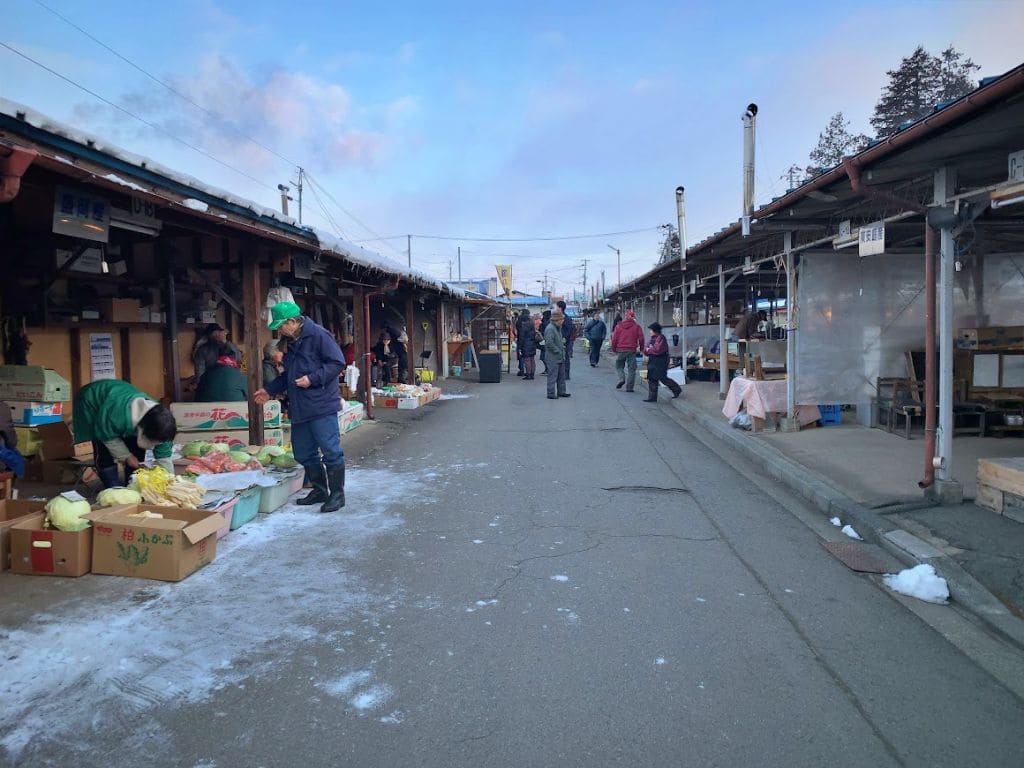 朝７時ぐらいから賑わい始めてきたかな