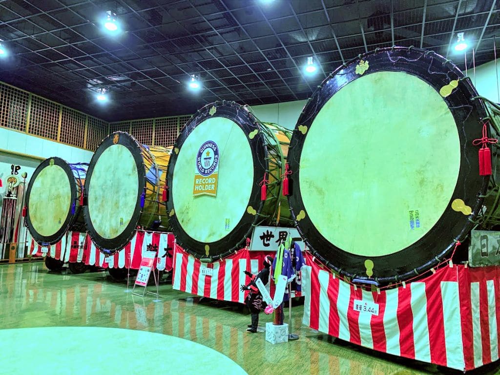 大太鼓の展示場