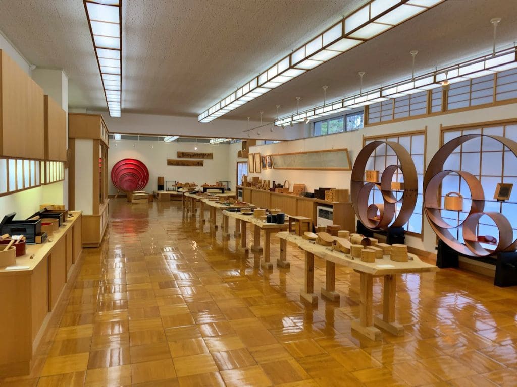 曲げわっぱ展示室