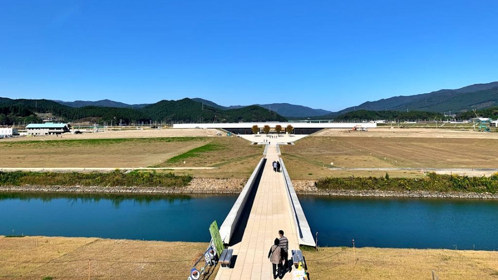 道の駅高田松原から見た風景（山側）