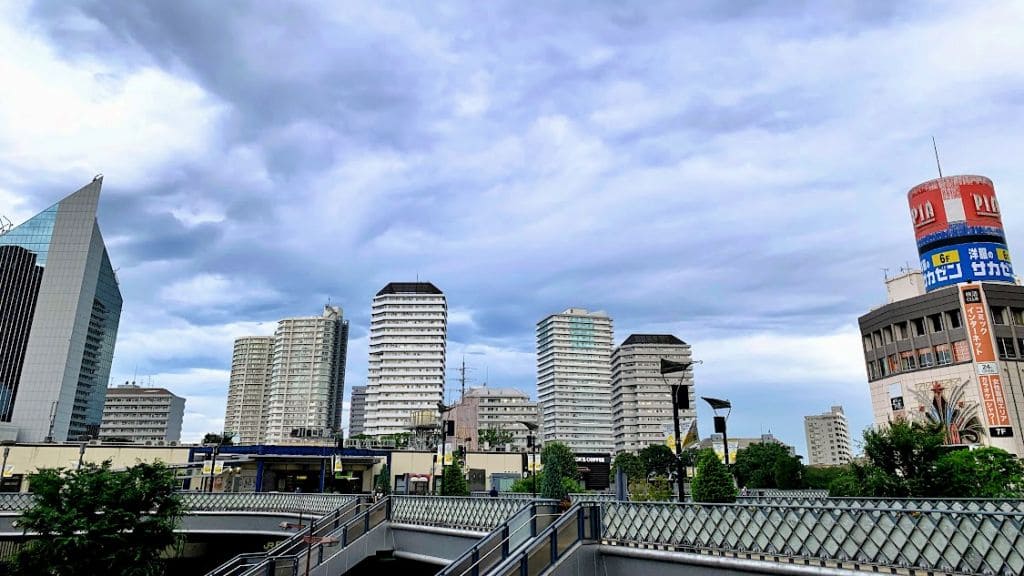 川口駅前の風景（埼玉県）