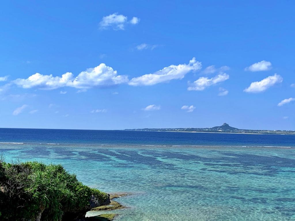 沖縄美ら海水族館から見た風景