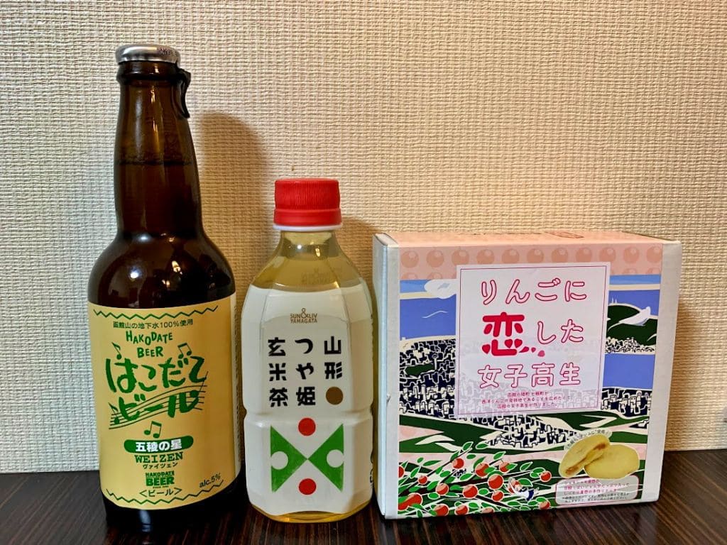 山形と函館の特産品