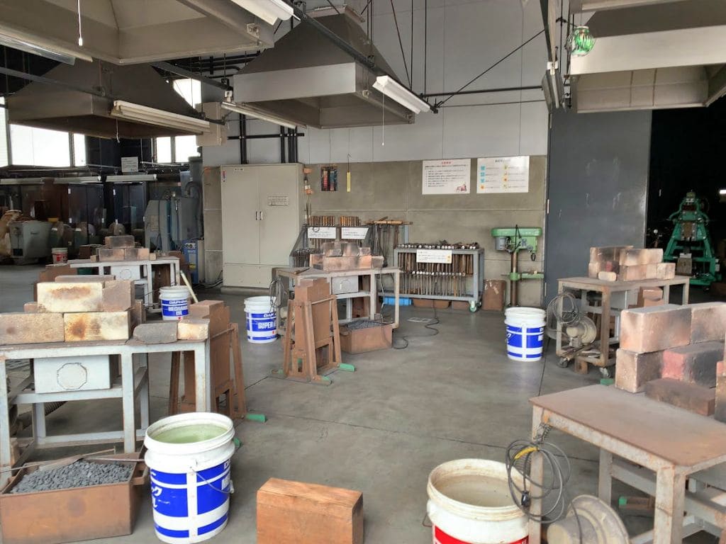 三条鍛冶道場 工房エリア