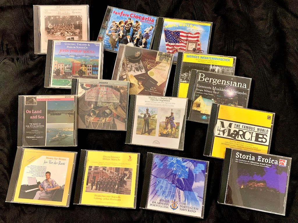 吹奏楽・ブラスバンドのCD群