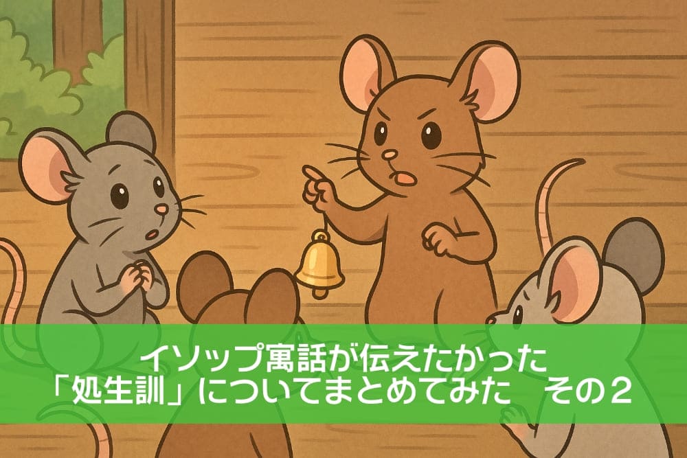 【元・盛岡市地域おこし協力隊】イソップ寓話が伝えたかった「処生訓」についてまとめてみた　その２