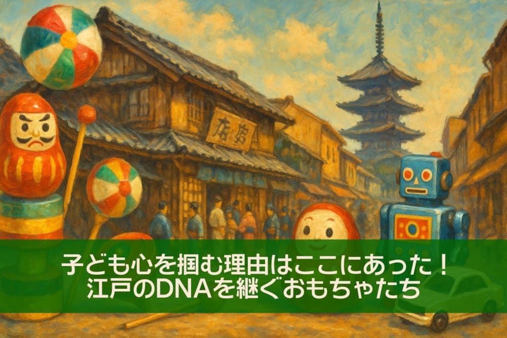 子ども心を掴む理由はここにあった！江戸のDNAを継ぐおもちゃたち