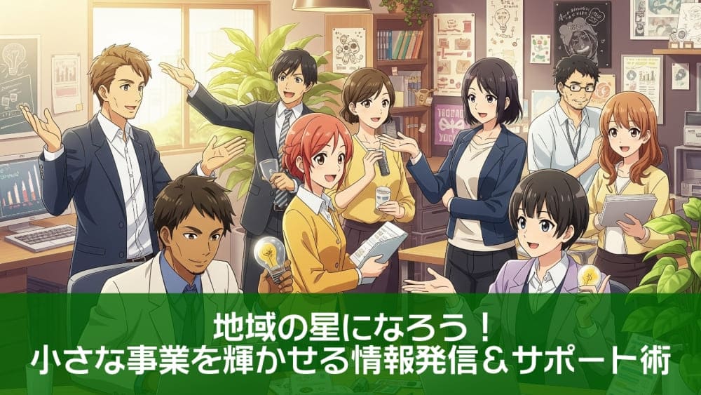 地域の星になろう！小さな事業を輝かせる情報発信＆サポート術