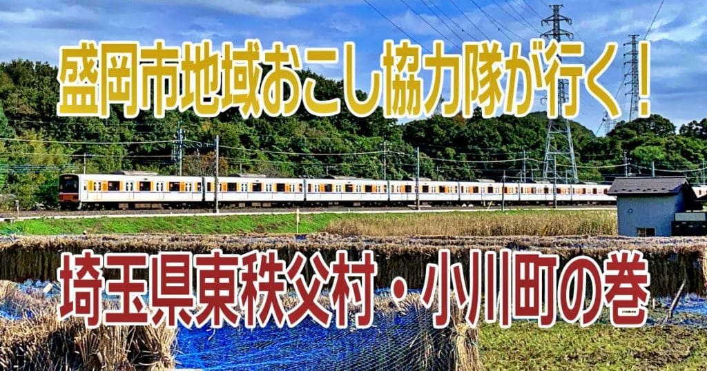 【盛岡市地域おこし協力隊が行く】埼玉県東秩父村・小川町で地域資源をめぐる旅【驚きの連続】