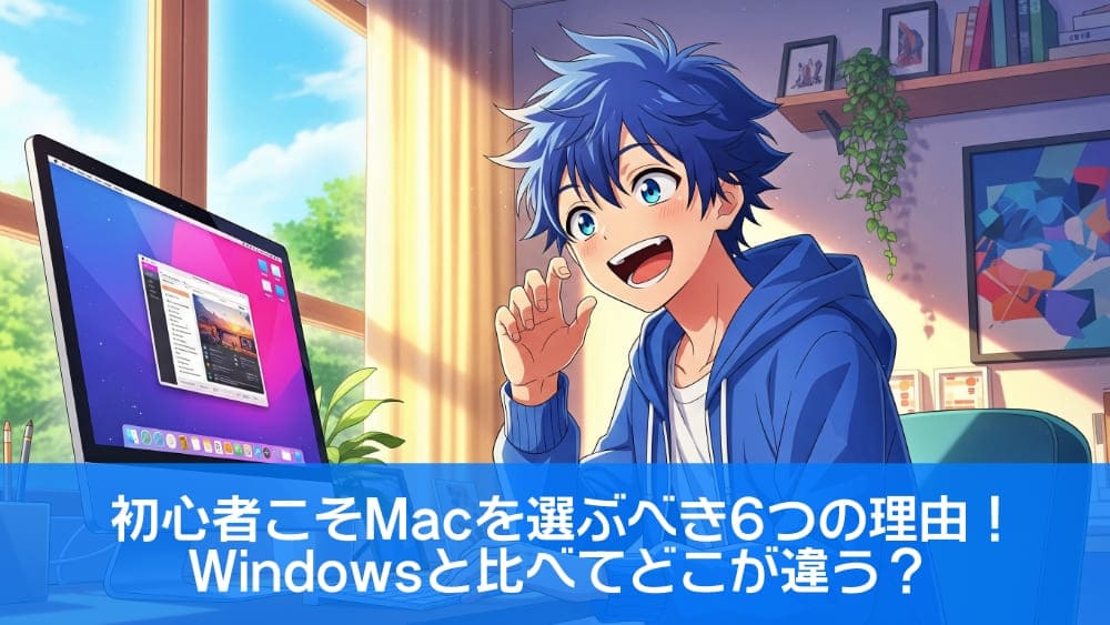 初心者こそMacを選ぶべき6つの理由！Windowsと比べてどこが違う？