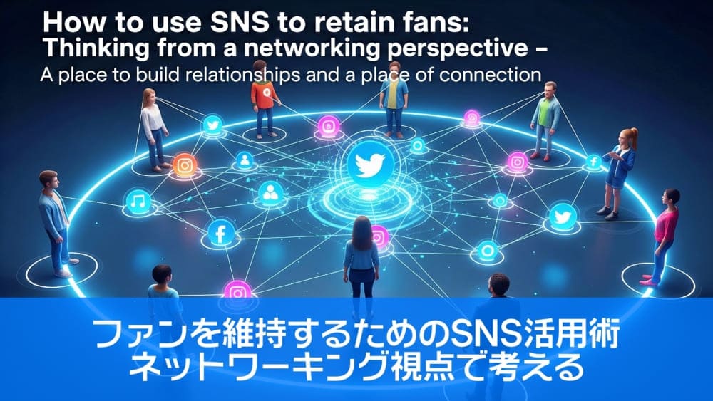 ファンを維持するためのSNS活用術：ネットワーキング視点で考える