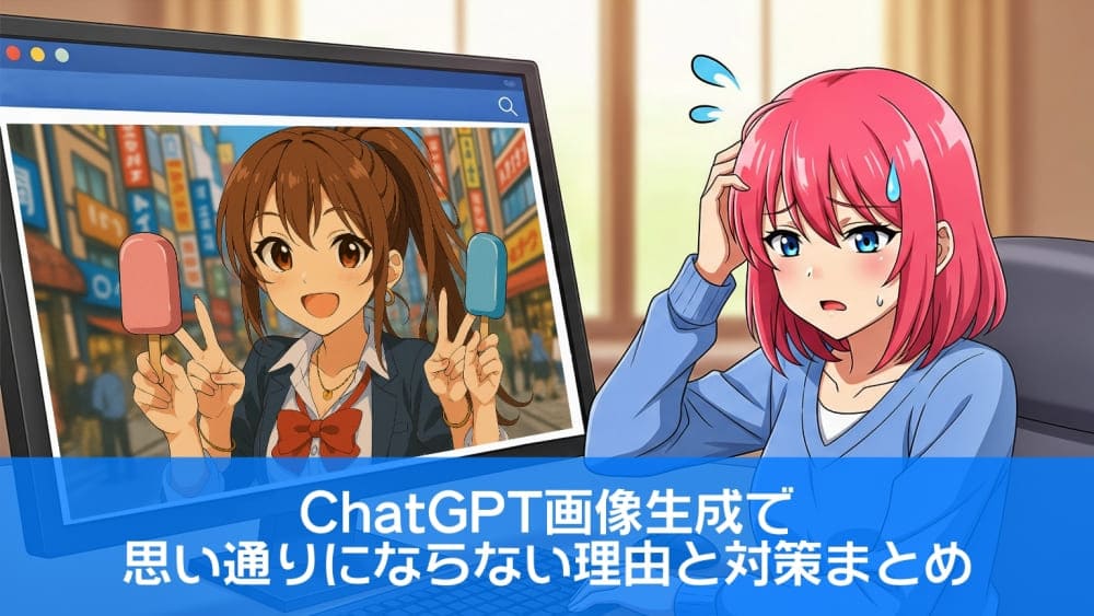 ChatGPT画像生成で思い通りにならない理由と対策まとめ