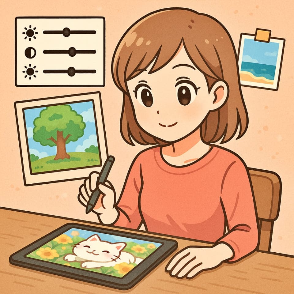 タブレットの向きが反対