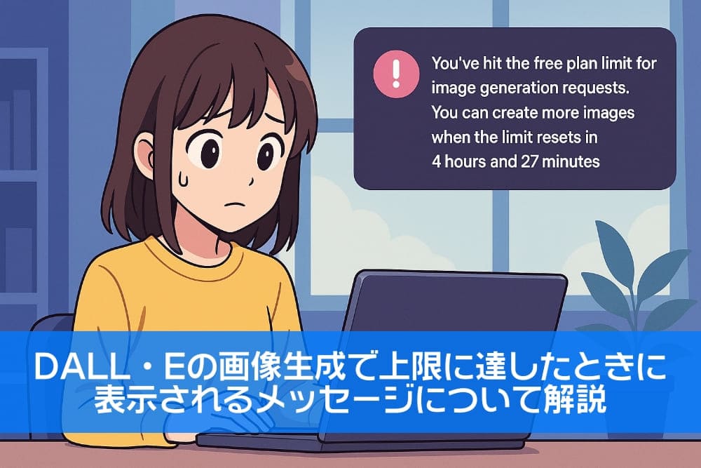 通知に焦る女性