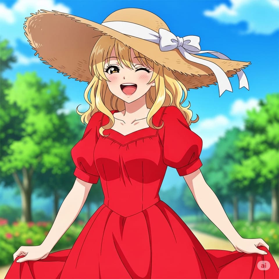 女性が満面の笑みを浮かべている画像