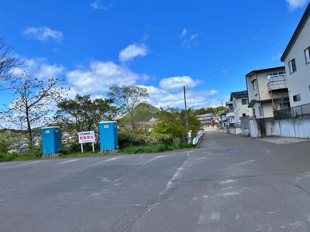 日本平バス回転場