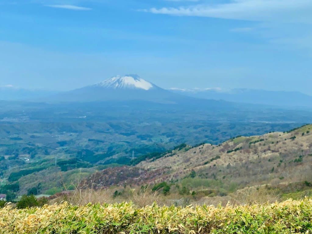 玉山地域から見た岩手山
