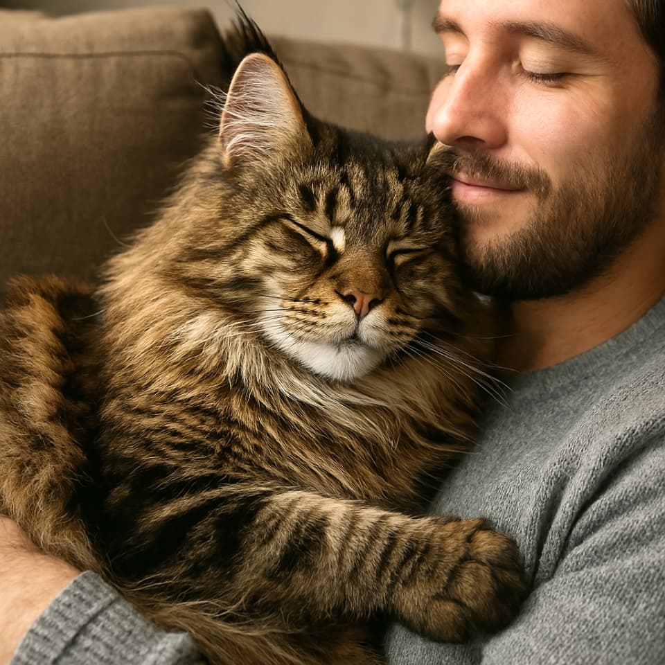 Cuddle Session on the Couch（ソファでぎゅ〜っと）（Copilot）