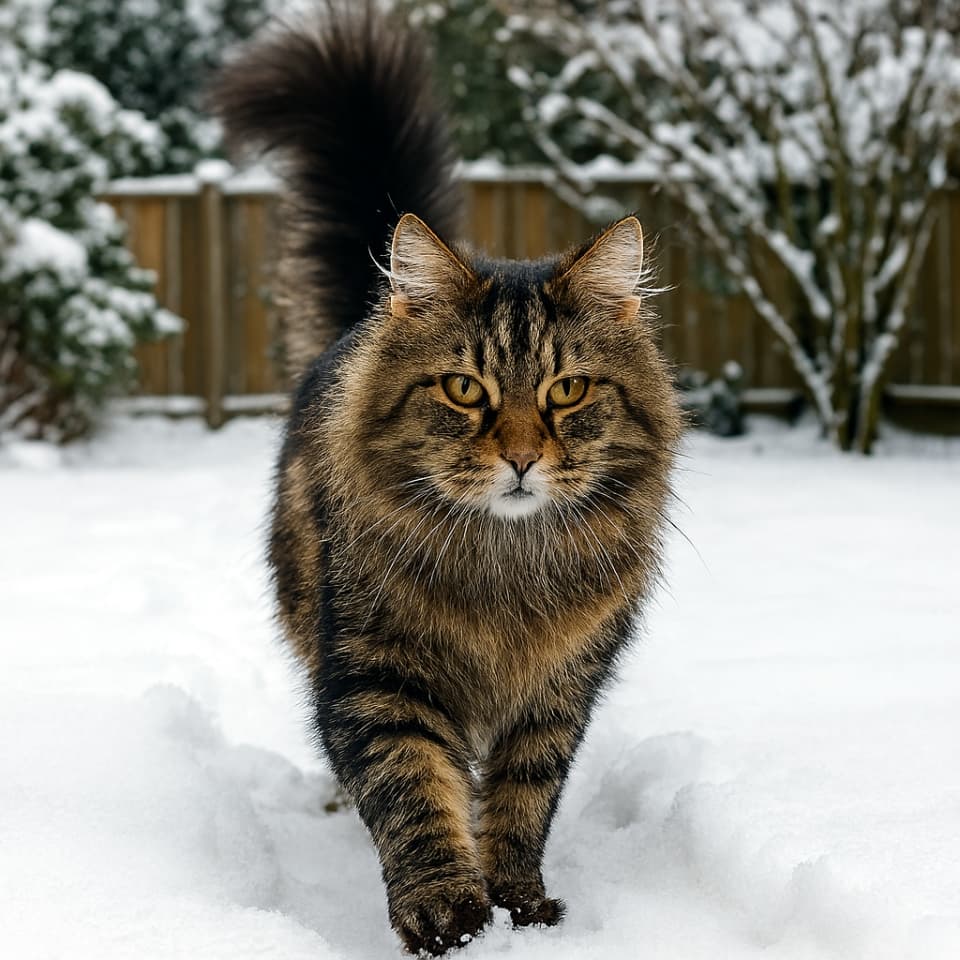 Snowy Backyard Adventure（雪のお庭探検）（Copilot）