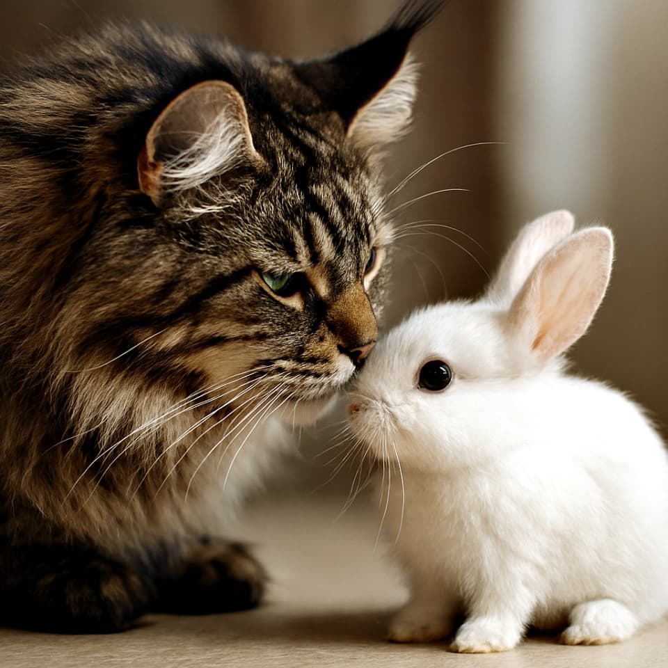 Gentle Meeting With a Rabbit（うさぎさんとごあいさつ）（Copilot）