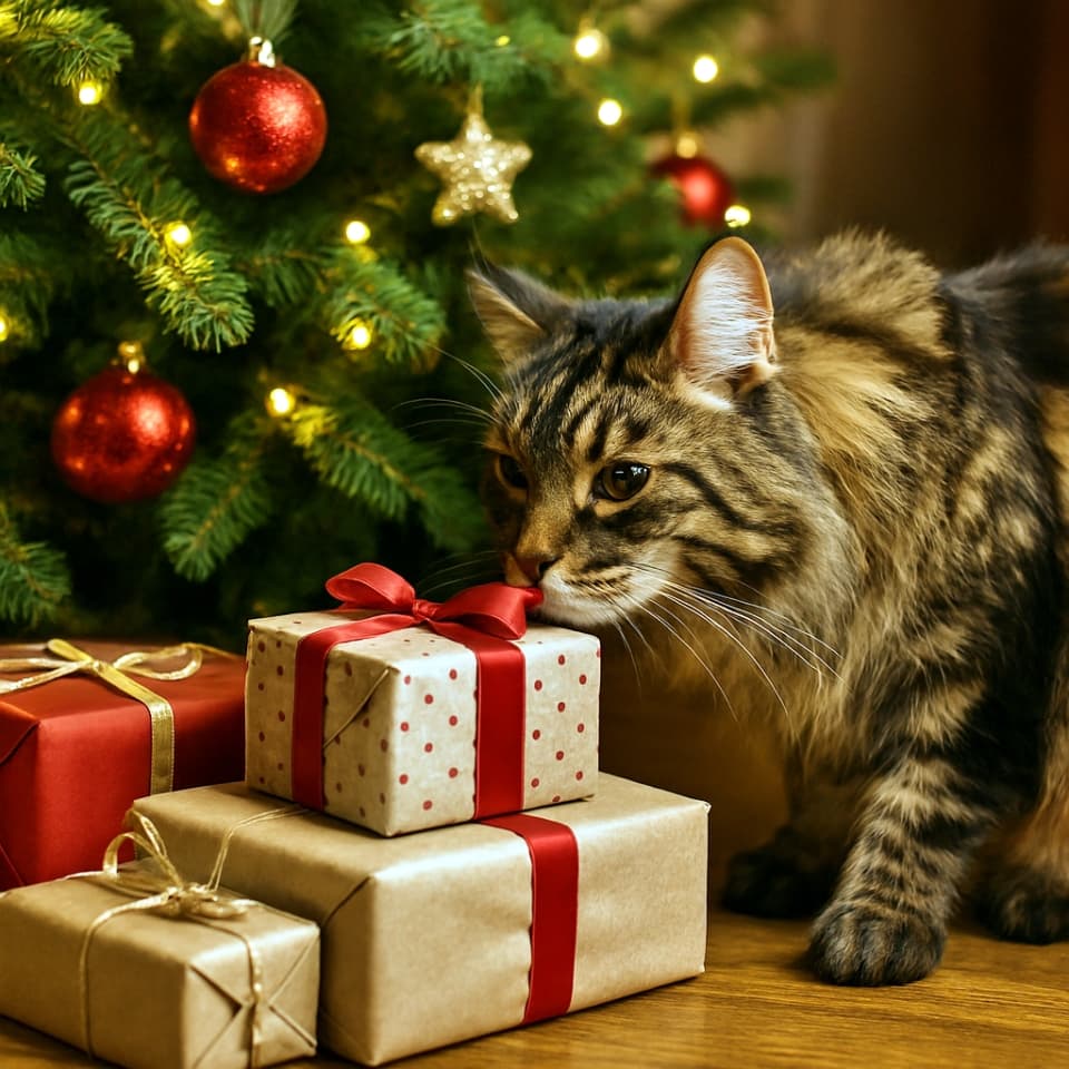 Christmas Morning Curiosity（クリスマスの朝の探検）（Copilot）