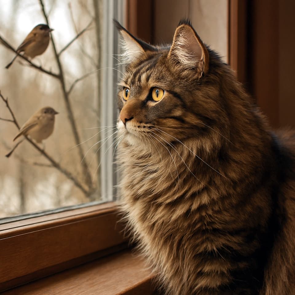 Window Bird Watcher（窓辺のバードウォッチャー）（Copilot）