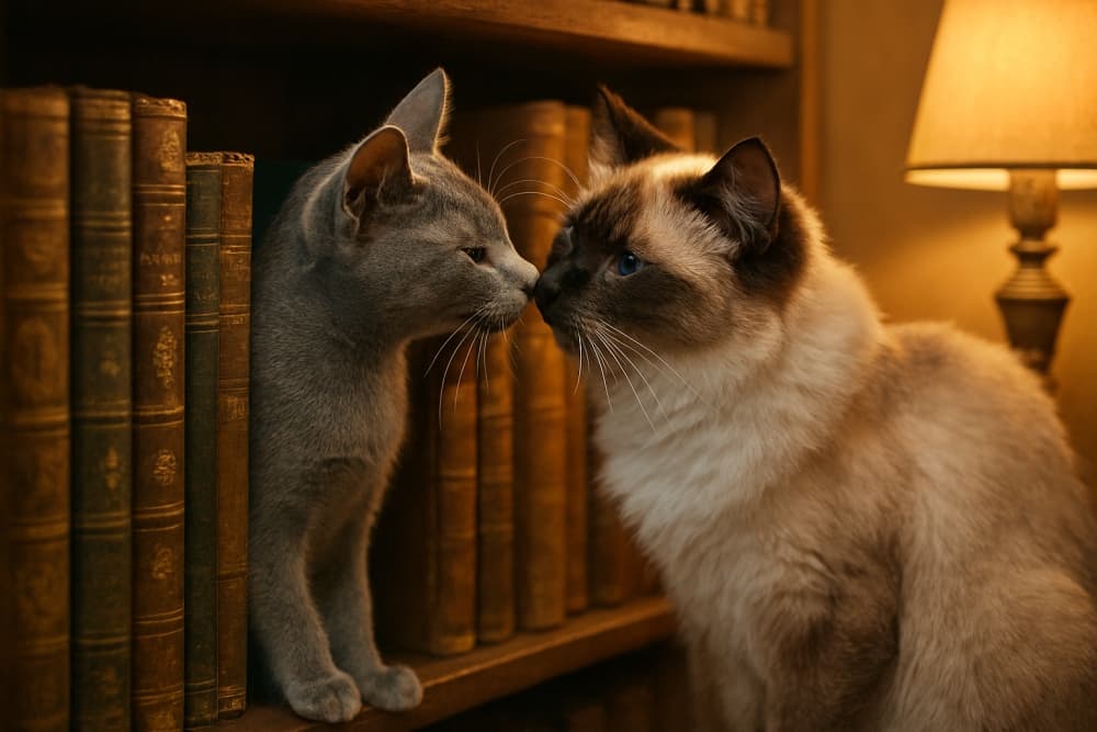 図書館の静寂(Whispers in the Library)