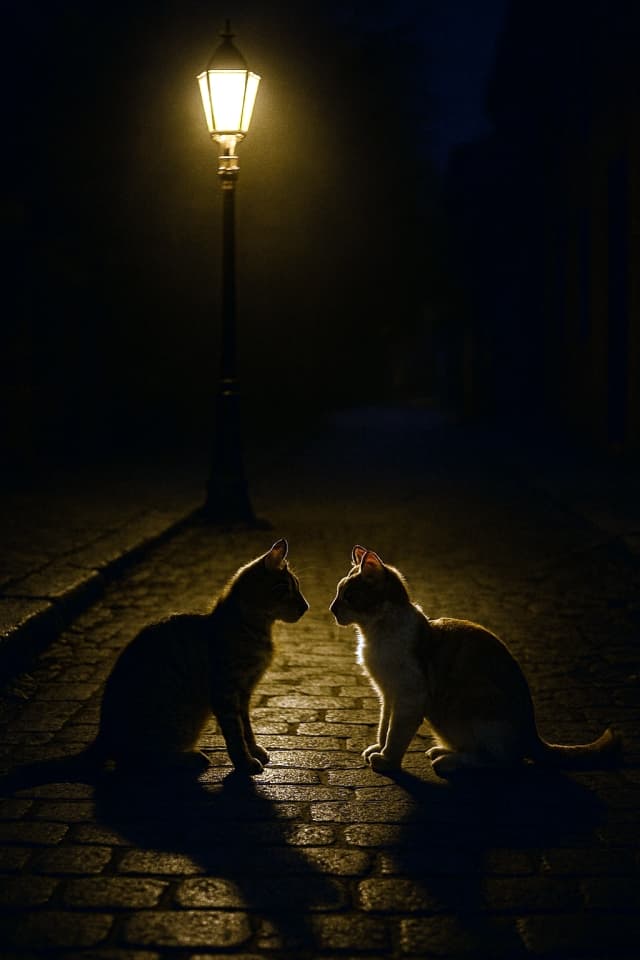 夜の街灯の下で(Lamplight Encounter)