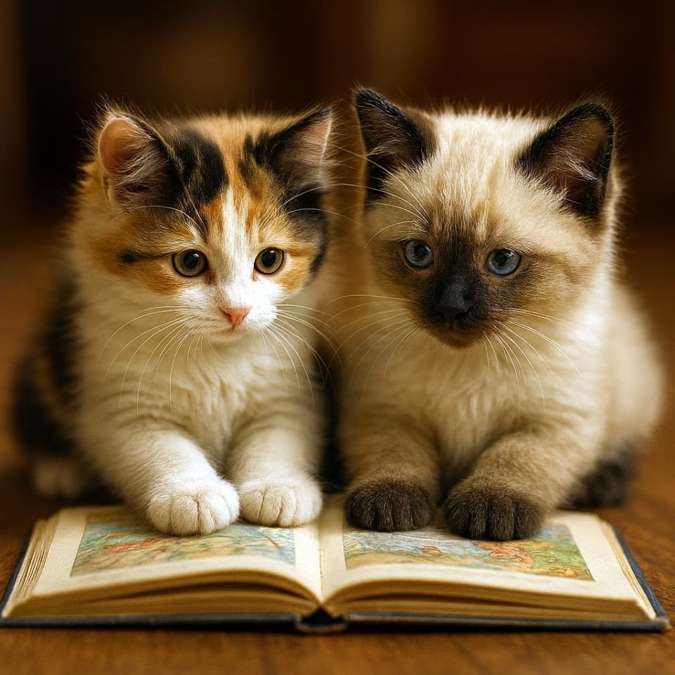 「ふたりで読む、はじめての冒険。」“Their first adventure—read together.”（Copilot）