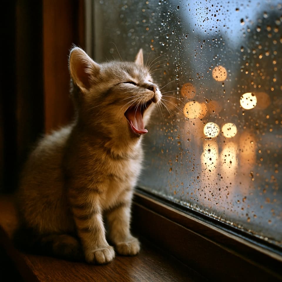 雨音は子守唄