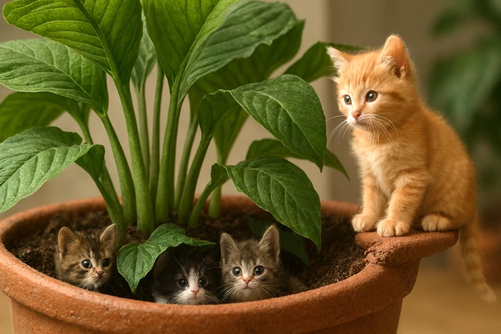 「鉢植えの森と小さな冒険者たち」(The Potted Forest and Its Tiny Adventurers)