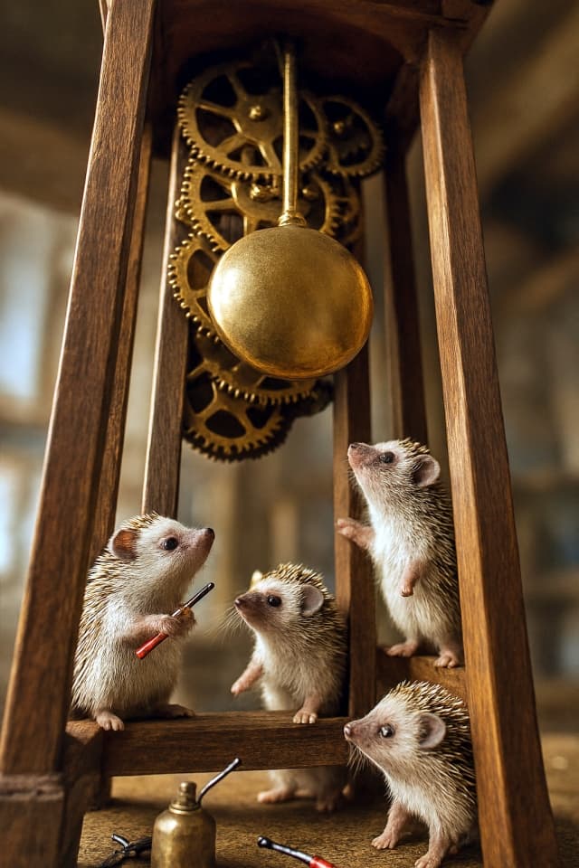 金色の月が揺れる時の塔
