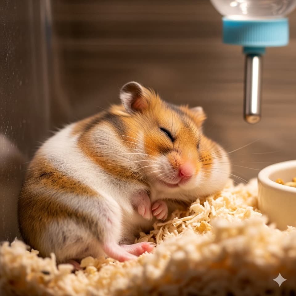 ハムスターの頬袋クッション