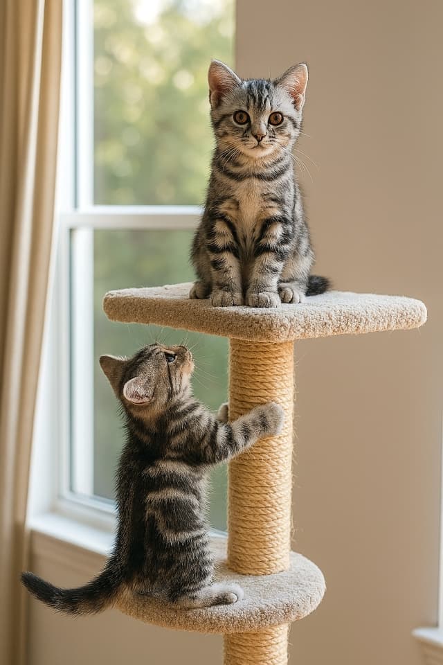 キャットタワー頂上決戦