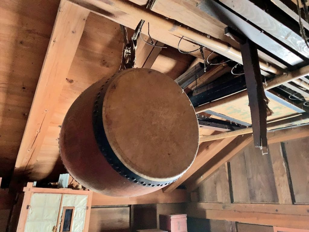 朝日町の古民家にて2