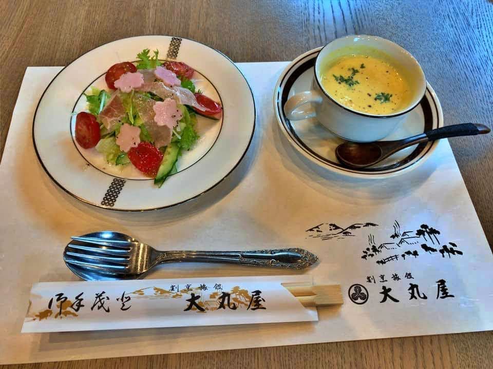 大丸屋旅館限定ランチ「前菜」