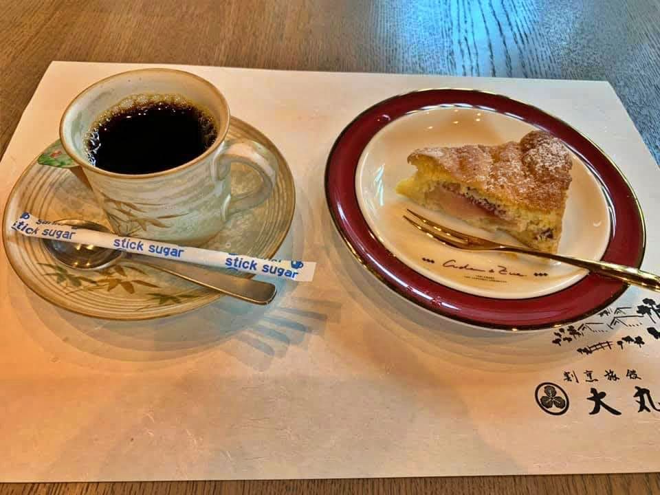大丸屋旅館限定ランチ「食後のデザートとコーヒー」